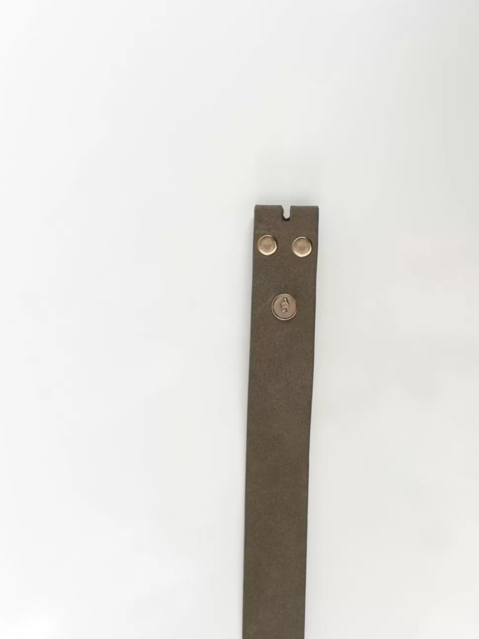 One Step Amor - Corps De Ceinture Kaki En Cuir Velours Certifie Best