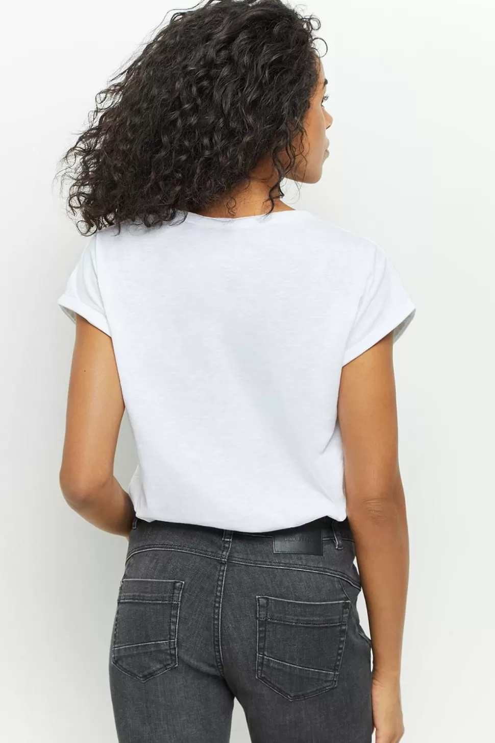 One Step Le Indi - Jean Slim Gris Chine 7/8Eme Effet Push Up Best Sale